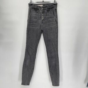 Pilcro‎ And The Letterpress Womens Size 25 Black Highrise Skinny Jeans